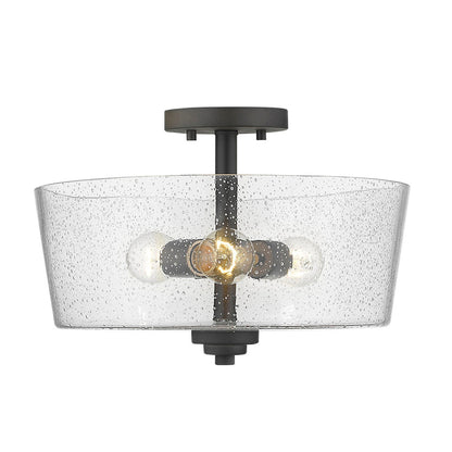 Acclaim Lighting Rowe 3-Light Oil-Rubbed Bronze Semi-Flush Mount in Oil-Rubbed Bronze IN61104ORB