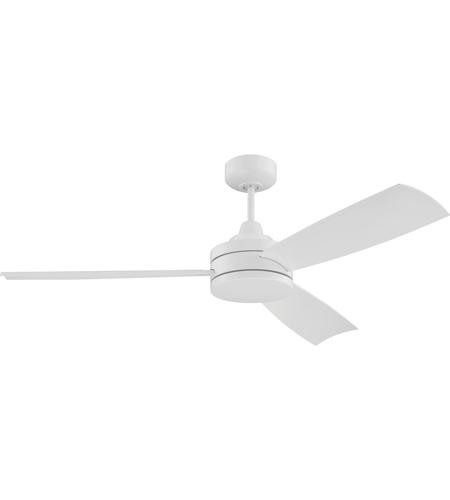 Craftmade Ceiling Fan 54" Inspo Indoor/Outdoor (Damp) in White w/ White Blades INS54W3