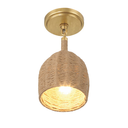 Crystorama Jace 1 Light Soft Gold Semi Flush JAC-10502-SG_CEILING