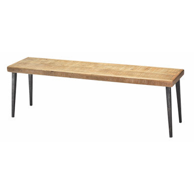 Jamie Young Farmhouse Bench in Natural Wood 20FARM-BENA