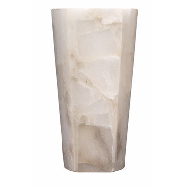 Jamie Young Borealis Tall Hexagon Wall Sconce in Alabaster  4BORE-TLAL