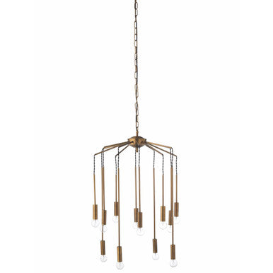 Jamie Young Cascade Pendant in Antique Brass 5CASC-CHAB