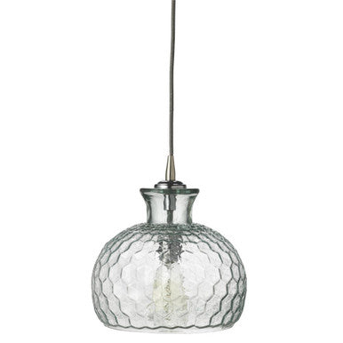 Jamie Young Clark Pendant in Clear Glass 5CLAR-MDCL