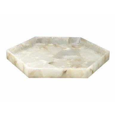 Jamie Young Antonia Large Tray in Alabaster 7ANTO-LGAL