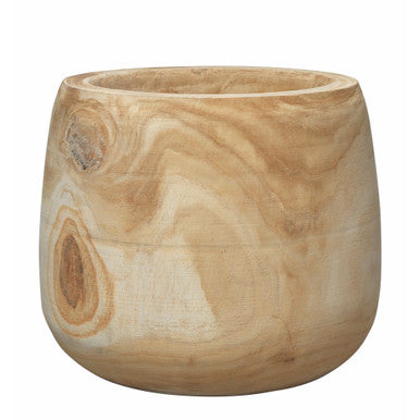 Jamie Young Brea Wooden Vase in Natural Wood 7BREA-VAWD