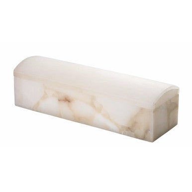 Jamie Young Chester Box in Alabaster 7CHES-BOAL