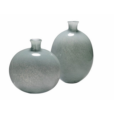 Jamie Young Minx Decorative Vases in Grey Glass (set of 2) 7MINX-VAGR