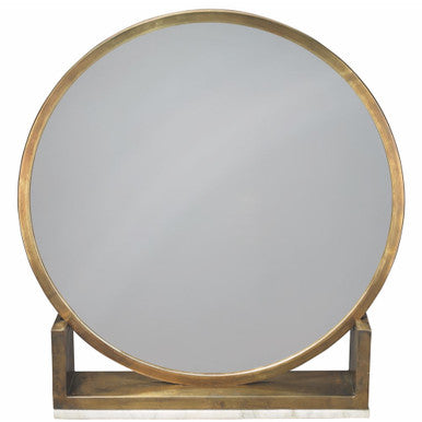 Jamie Young Odyssey Standing Mirror in Antique Brass 7ODYS-MIAB