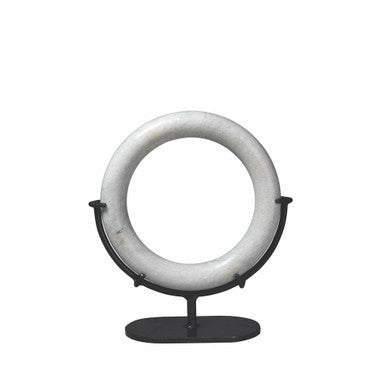 Jamie Young Medium Marble Ring in White Marble  7RING-MDWH