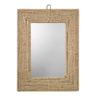 Jamie Young Rectangle Mirror in Jute 7ROPE-MIRC