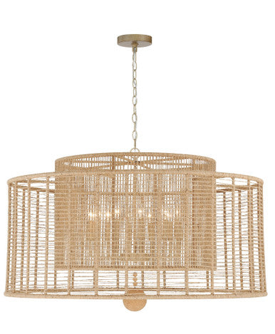 Crystorama Jayna 12 Light Burnished Silver Chandelier JAY-A5009-BS