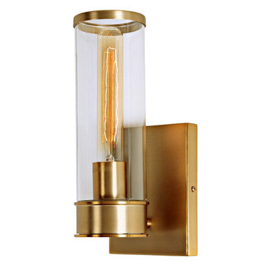 JVI Designs Gramercy One Light Wall Sconce in Satin Brass 1231-10