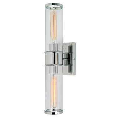 JVI Designs Gramercy Two Light Wall Sconce in Polished Nickel 1232-15