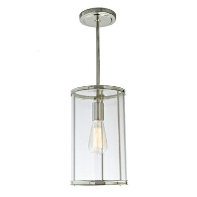 JVI Designs Gramercy One Light  Pendant in Polished Nickel 1241-15