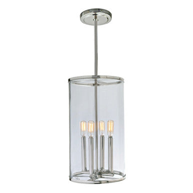 JVI Designs Gramercy Four Light Pendant in Polished Nickel 1244-15