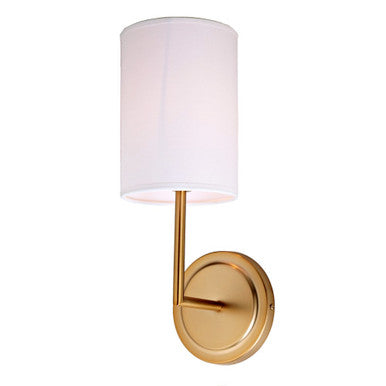 JVI Designs Elliot One Light Wall Sconce in Satin Brass 1270-10