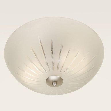 JVI Designs Roman Ceiling Light With Spear Cut Glass in Satin Nickel 2020-17