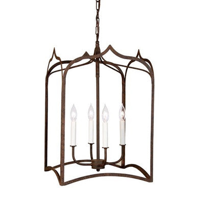 JVI Designs Large Gothic Lantern in Rust 3003-22