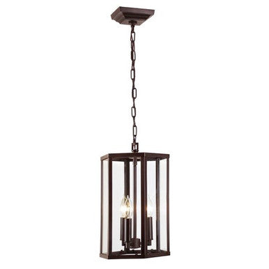 JVI Designs Three Light George Pendant in Oil rubbed bronze 3058-08