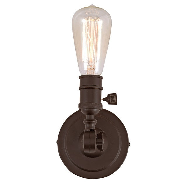 JVI Designs Soho One Light Swivel Wall Sconce in Oil rubbed bronze 1251-08