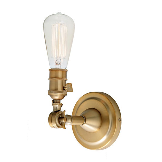 JVI Designs Soho One Light Swivel Wall Sconce in Satin Brass 1251-10