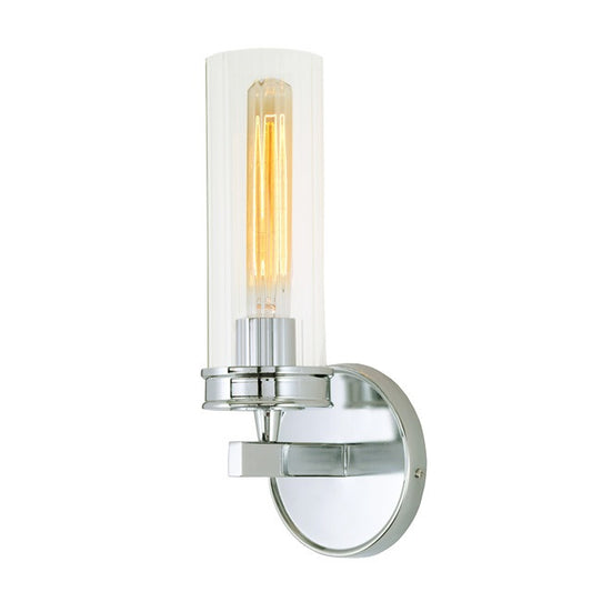 JVI Designs Hamilton One Light Wall Sconce in Polished Chrome 421-06