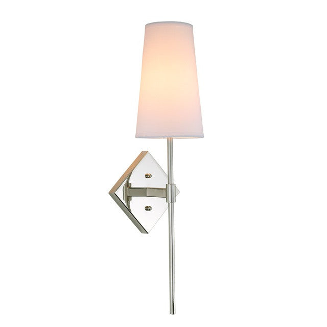 JVI Designs Astor One Light Wall Sconce in Polished Nickel 435-15