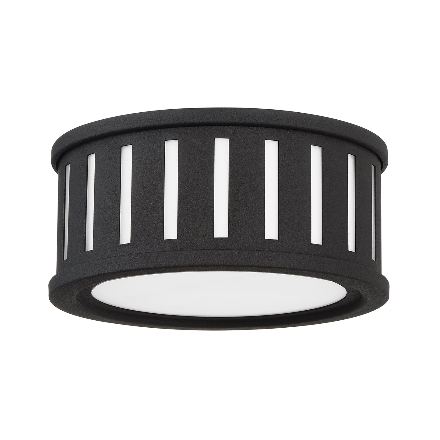 Crystorama Kendal 2 Light Black Forged Flush Mount 
 KEN-2200-BF