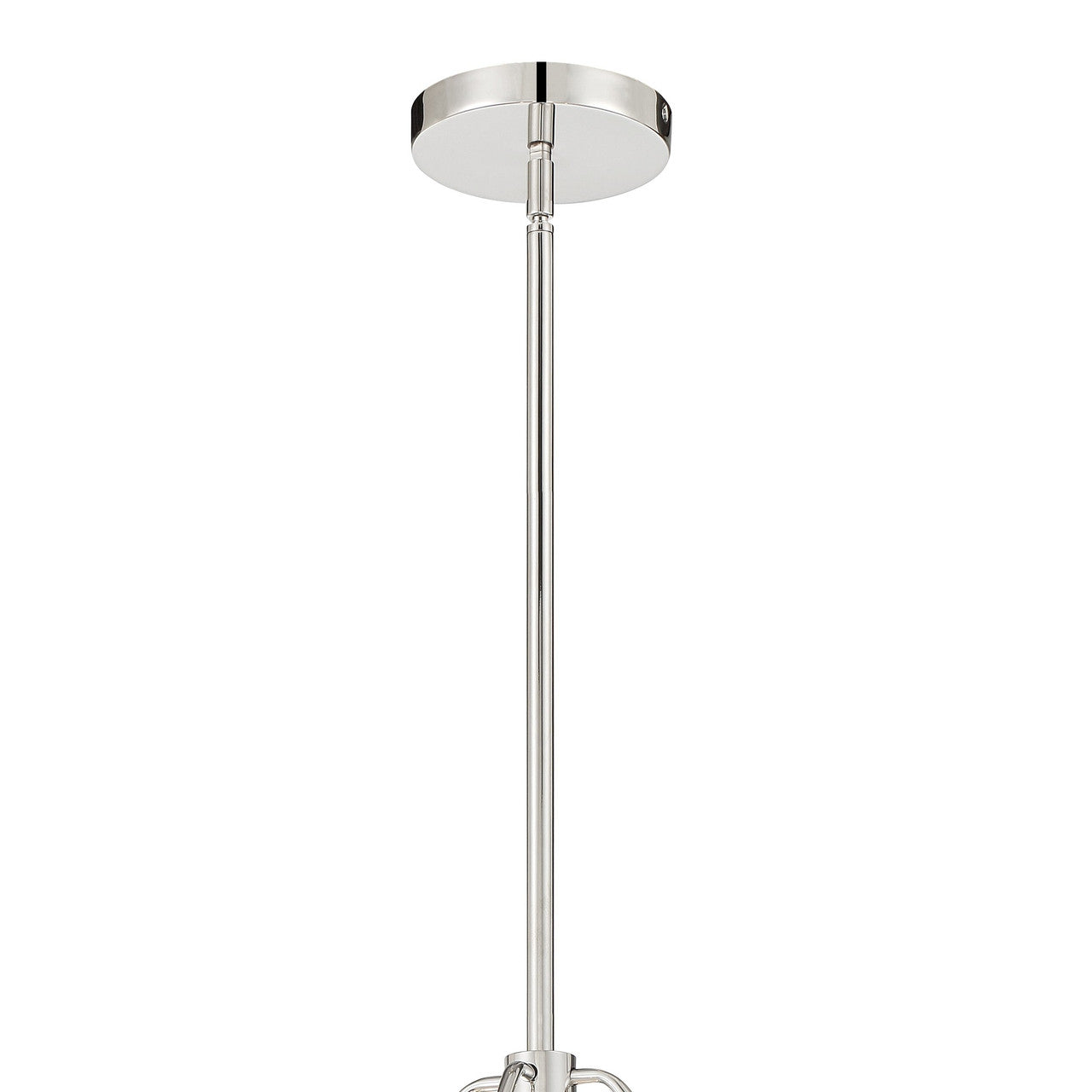 Crystorama Kendal 3 Light Polished Nickel Pendant KEN-8303-PN