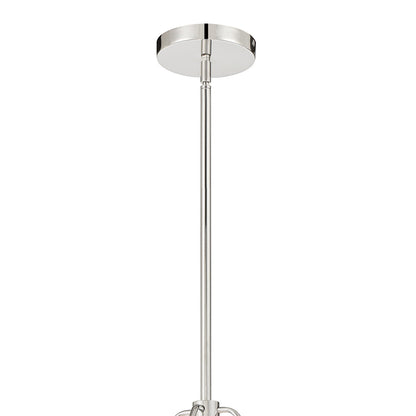 Crystorama Kendal 3 Light Polished Nickel Pendant KEN-8303-PN