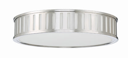 Crystorama Kendal 4 Light Polished Nickel Ceiling Mount KEN-8305-PN