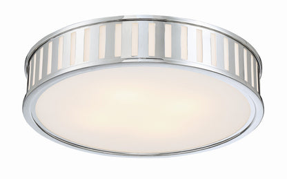 Crystorama Kendal 4 Light Polished Nickel Ceiling Mount KEN-8305-PN