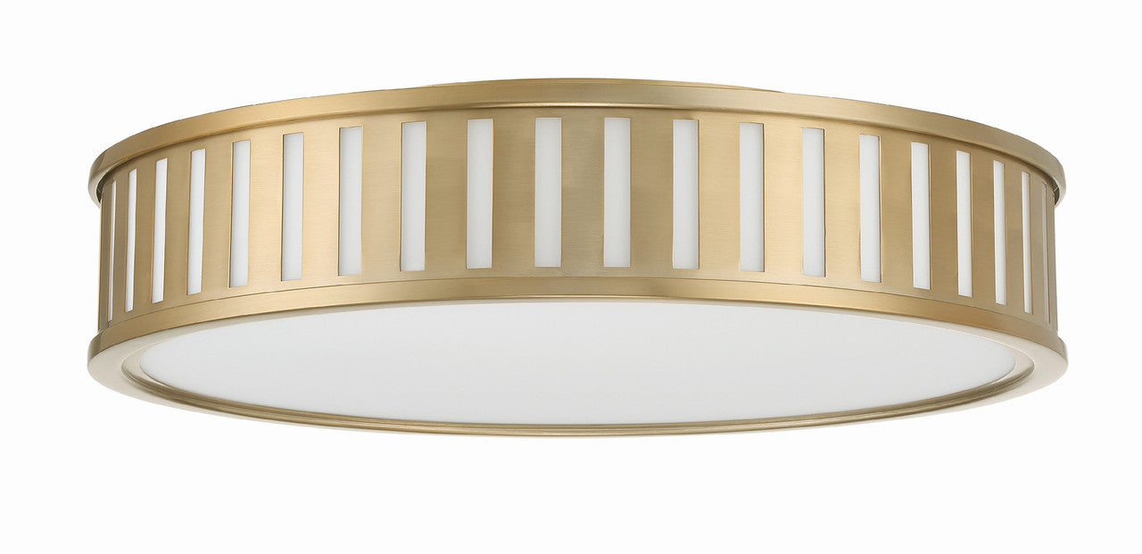 Crystorama Kendal 4 Light Vibrant Gold Ceiling Mount KEN-8305-VG