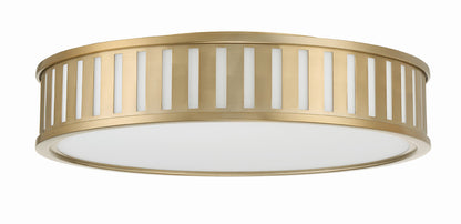 Crystorama Kendal 4 Light Vibrant Gold Ceiling Mount KEN-8305-VG