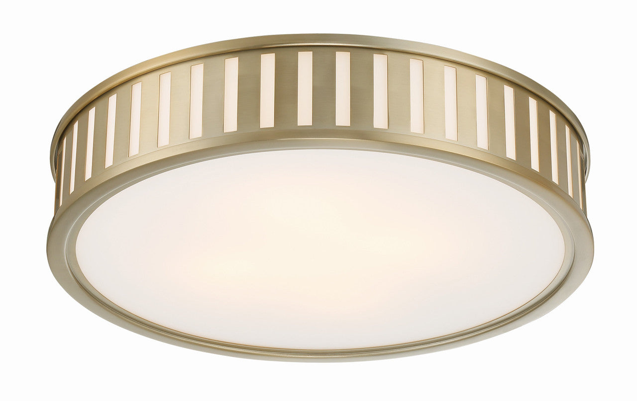 Crystorama Kendal 4 Light Vibrant Gold Ceiling Mount KEN-8305-VG