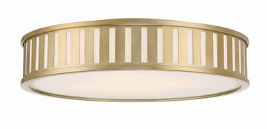 Crystorama Kendal 4 Light Vibrant Gold Ceiling Mount KEN-8305-VG