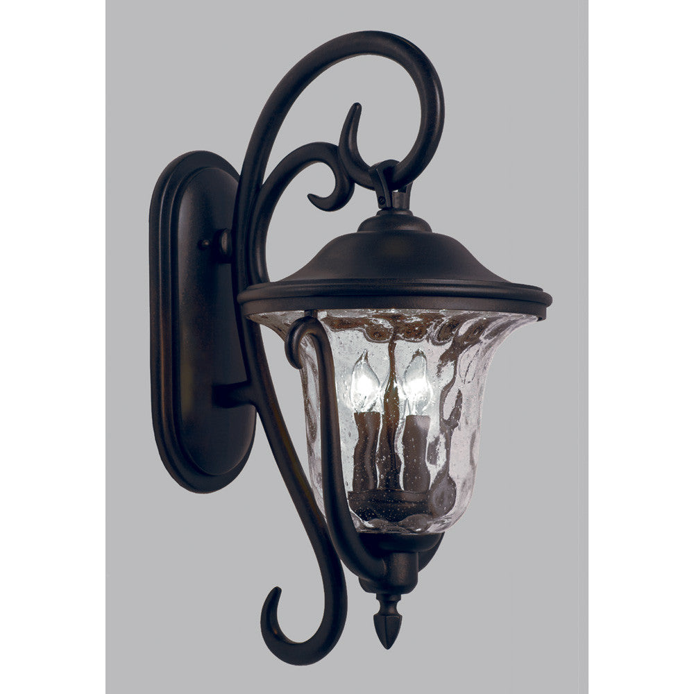 Kalco Santa Barbara Outdoor 3 Light Medium Wall Bracket 9002MB