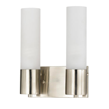 CAL Lighting 2 X 23W, Gu24, Glass Wall Lamp Frosted White LA-198-2L