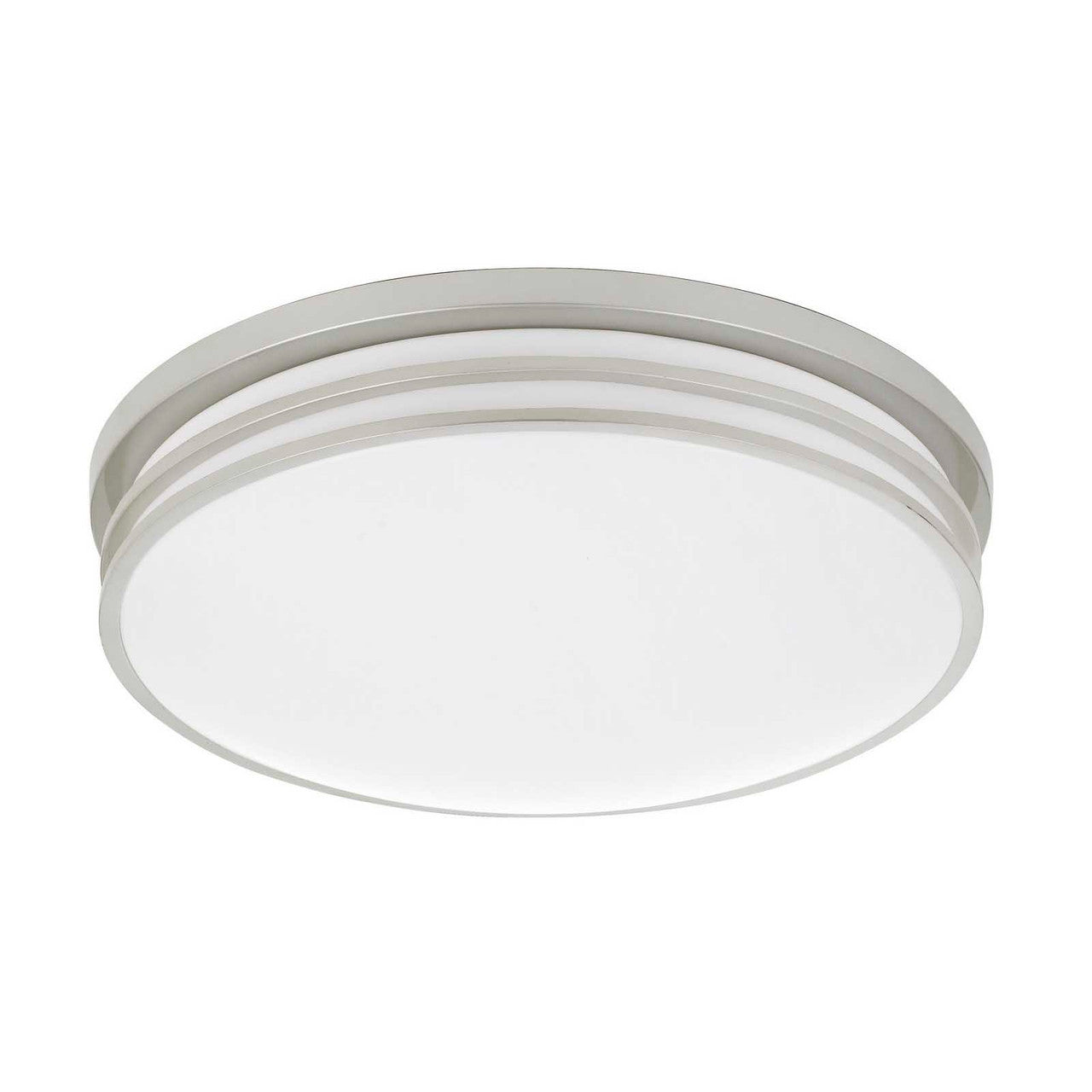 CAL Lighting integrated LED 25W, 2000 Lumen, 80 CRI, Dimmable Ceiling Flush Mount With Acrylic Diffuser Painted Steel LA-708