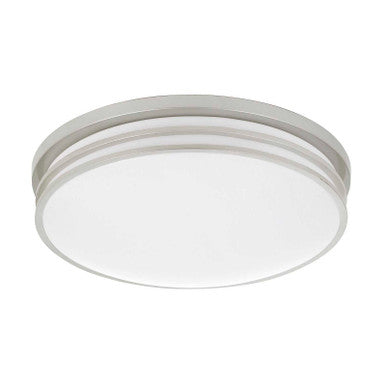 CAL Lighting integrated LED 25W, 2000 Lumen, 80 CRI, Dimmable Ceiling Flush Mount With Acrylic Diffuser Painted Steel LA-708