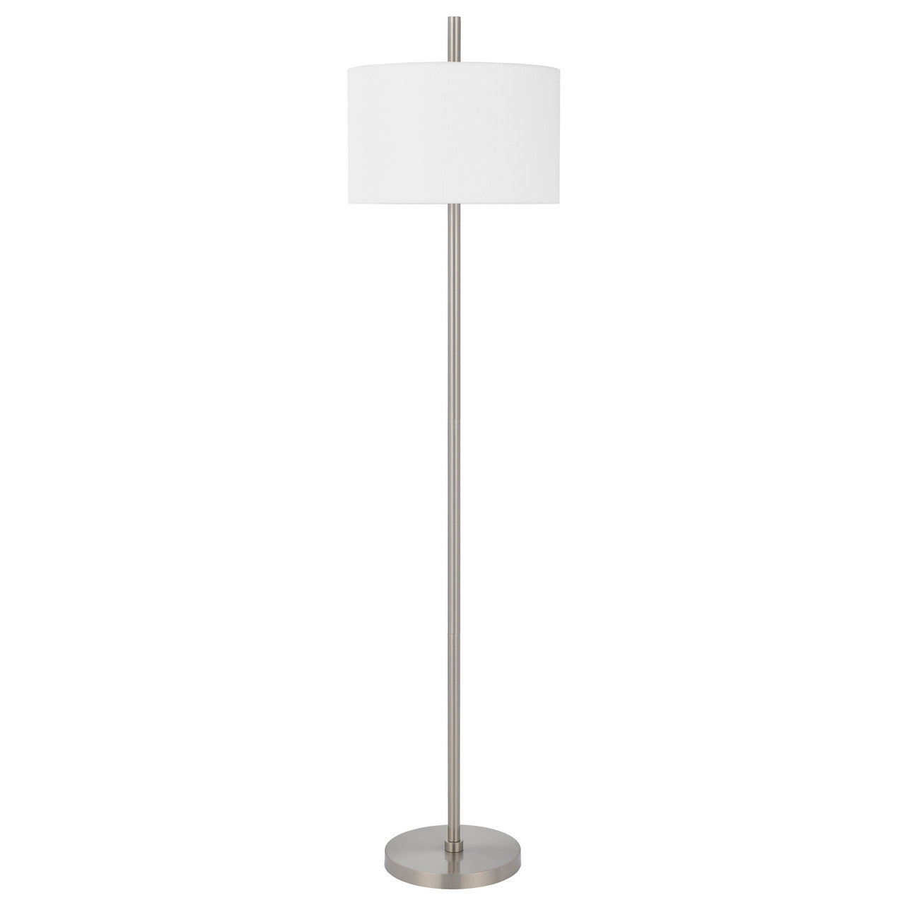 CAL Lighting Roanne metal floor lamp Brushed Steel LA-8041FL