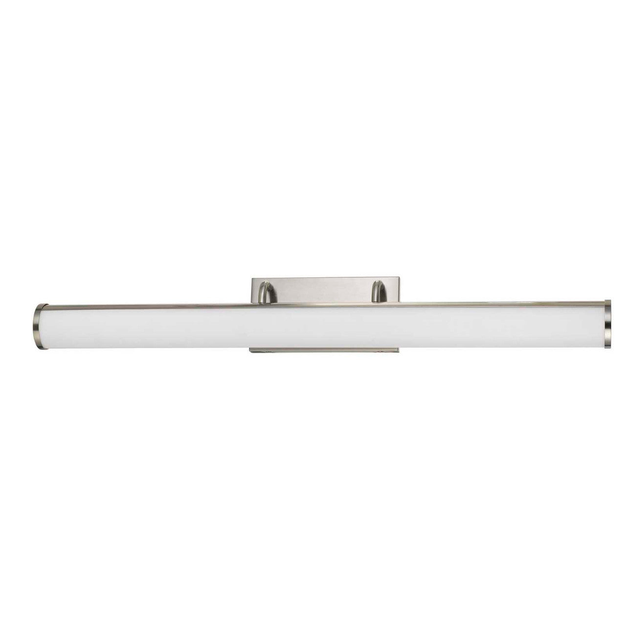 CAL Lighting integrated LED 39W, 3500 Lumen, 80 CRI Dimmable Vanity Light With Acrylic Diffuser Brushed Steel LA-8604-L