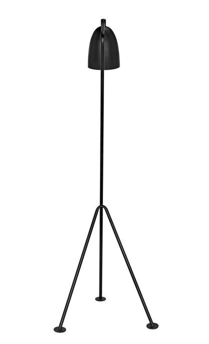 Noir Asti Floor Lamp in Matte Black LAMP445MTB