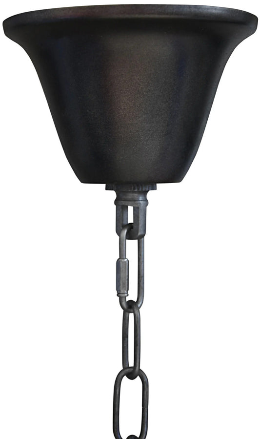 Noir Mist Chandelier in Matte Black LAMP460MTB