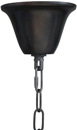 Noir Mist Chandelier in Matte Black LAMP460MTB