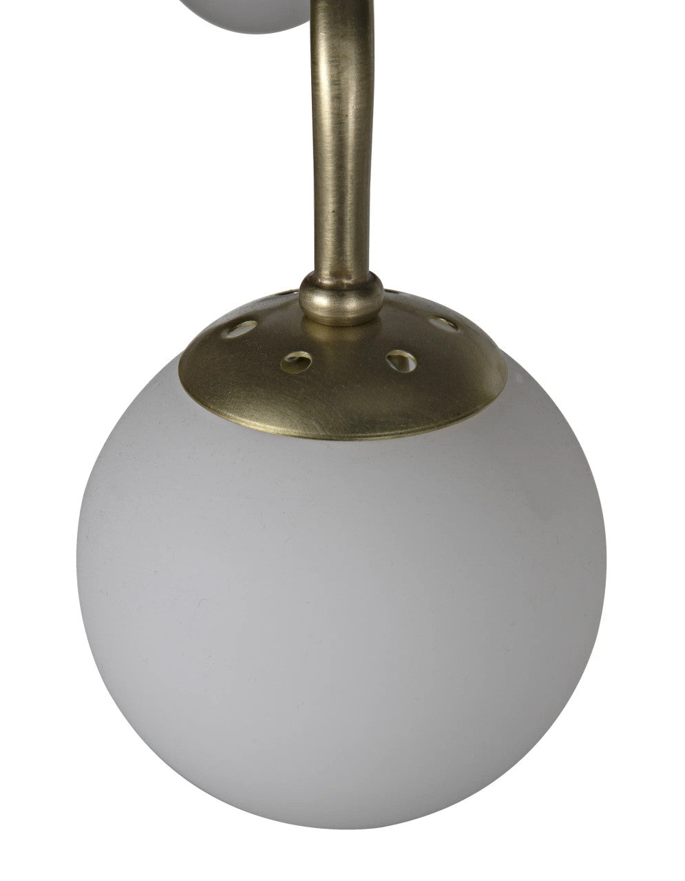 Noir Larenta Chandelier in Antique Brass LAMP540MB