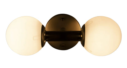 Noir Antiope Sconce in Antique Brass LAMP548MB