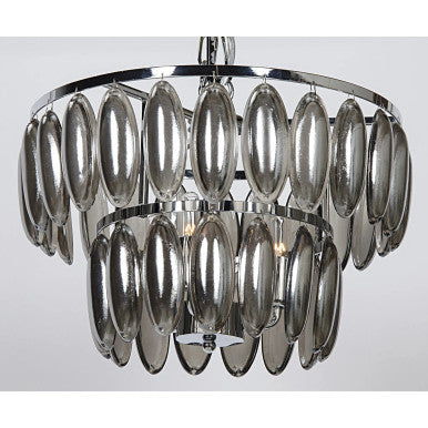 Noir Lolita Chandelier in Chrome LAMP577CR-S