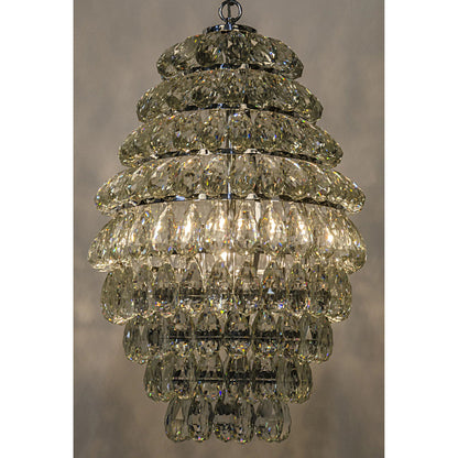 Noir Illumination Chandelier in Chrome LAMP582CR