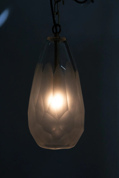 Noir Ice Pendant in As Is LAMP645